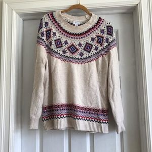 Old Navy argyle sweater size XL